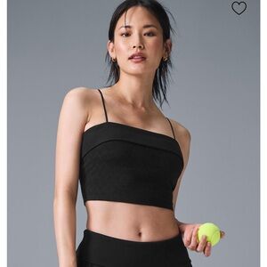 Alo yoga doubles only bra tank - black